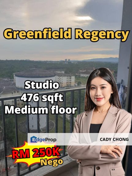 Greendfield Regency Medium Floor Studio For Sale, Johor, Tampoi