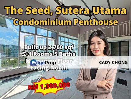 The Seed Sutera Utama Condominium Penthouse For Sale, Johor, Skudai