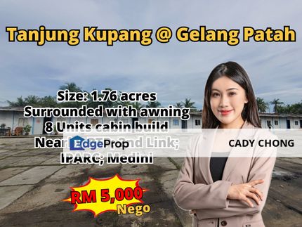 Tanjung Kupang @ Gelang Patah Land For Rent, Johor, Johor Bahru