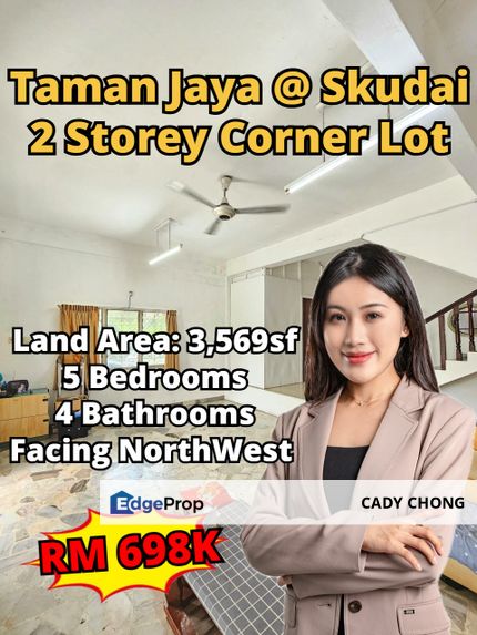 Taman Jaya @ Skudai Double Storey Terrace House For Sale, Johor, Skudai