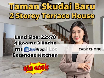 Taman Skudai Baru Double Storey Terrace House Renovated Unit For Sale, Johor, Skudai