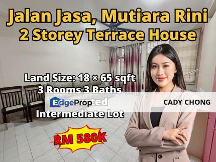 Mutiara Rini Double Storey Terrace House Renovated Unit For Sale, Johor, Skudai