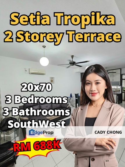 Setia Tropika Double Storey Terrace House For Sale, Johor, Setia Tropika