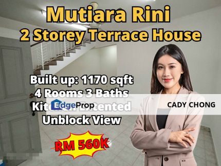 Mutiara Rini Double Storey Terrace House Renovated Unit For Sale, Johor, Skudai