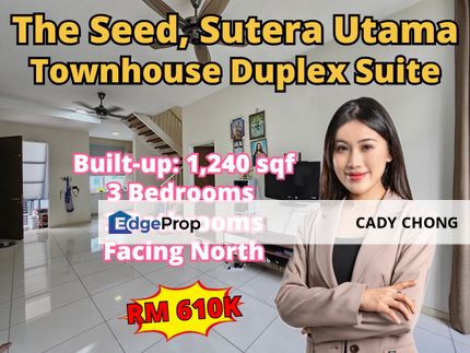 The Seed Sutera Utama Townhouse Duplex Suite For Sale, Johor, Skudai