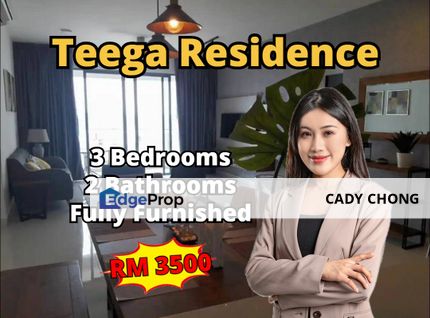 Teega Residence @ Puteri Harbour 3 Bedrooms Fully Furnished For Rent, Johor, Kota Iskandar