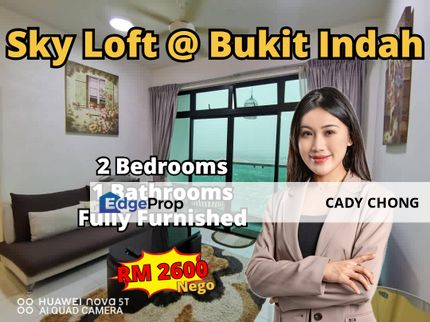 Sky Loft Premium Suites @ Bukit Indah 2 Bedrooms Fully Furnished For Rent, Johor, Johor Bahru