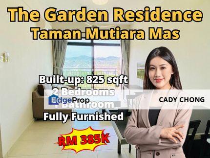 The Garden Residence @ Mutiara Mas 2 Bedrooms Fully Furnished For Sale, Johor, Skudai