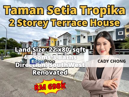 Setia Tropika Double Storey Terrace House For Sale, Johor, Setia Tropika