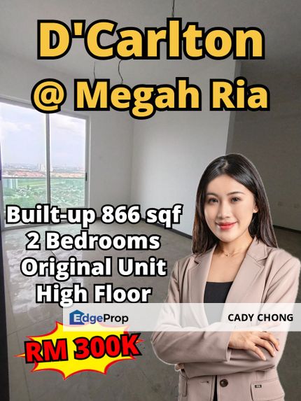 D'Carlton 2 Bedrooms Apartment Original Unit For Sale, Johor, Masai