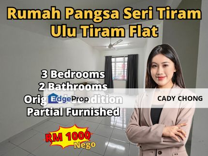 Rumah Pangsa Seri Tiram @ Ulu Tiram Flat For Rent, Johor, Ulu Tiram