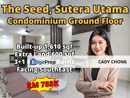 The Seed Sutera Utama Condominium Ground Floor For Sale, Johor, Skudai