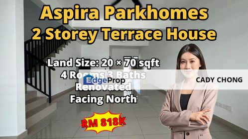 Aspira ParkHomes @ Iskandar Puteri Double Storey Terrace House Renovated Unit For Sale, Johor, Gelang Patah