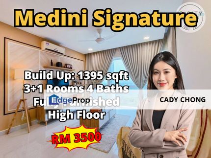 Medini Signature 3+1 Bedrooms Fully Furnished For Rent, Johor, Nusajaya