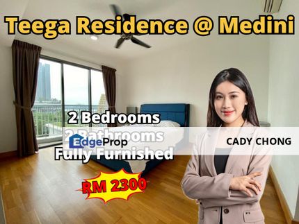 Teega Residence @ Medini 2 Bedrooms Fully Furnished For Rent, Johor, Kota Iskandar