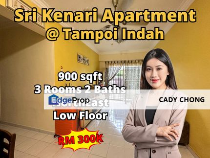 Sri Kenari Apartment @ Tampoi Low Floor For Sale, Johor, Tampoi