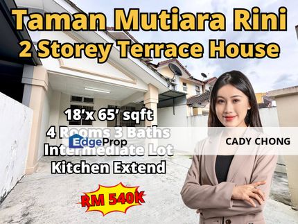 Mutiara Rini Double Storey Terrace House Renovated Unit For Sale, Johor, Skudai