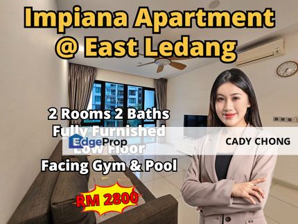 Impiana Apartment @ East Ledang 2+1 Bedrooms Fully Furnished For Rent, Johor, East Ledang