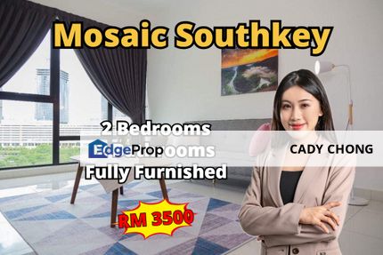 Mosaic Southkey 2 Bedrooms Fully Furnished Unit For Rent, Johor, Johor Bahru