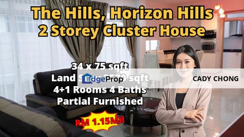 The Hills @ Horizon Hills Double Storey Cluster House For Sale, Johor, Nusajaya