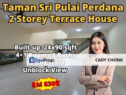 Taman Sri Pulai Perdana Double Storey Terrace House For Sale, Johor, Skudai