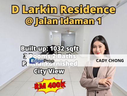 D Larkin Residence Apartment City View For Sale, Johor, Johor Bahru