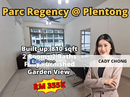 Parc Regency Service Residence@ Plentong Fully Furnished Unit For Sale, Johor, Johor Bahru