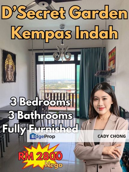 D'Secret Garden@ Kempas Indah Fully Furnished For Rent, Johor, Johor Bahru