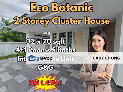 Eco Botanic Double Storey Cluster House Intermediate Unit For Sale, Johor, Nusajaya