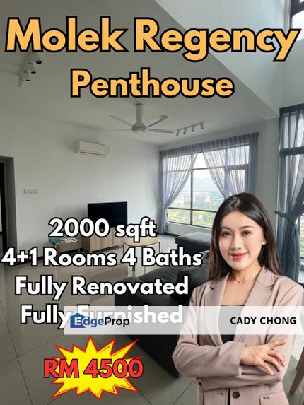 Molek Regency Penthouse Fully Furnished For Rent, Johor, Johor Bahru