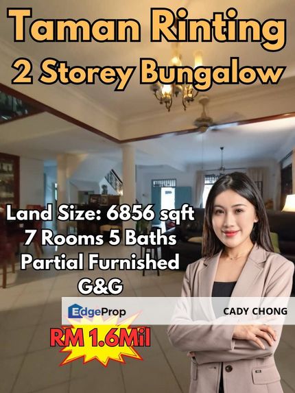 Taman Rinting Double Storey Bungalow For Sale, Johor, Masai