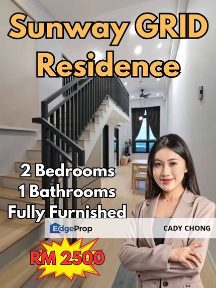 Sunway GRID Residence @ Medini 2 Bedrooms Fully Furnished For Rent, Johor, 