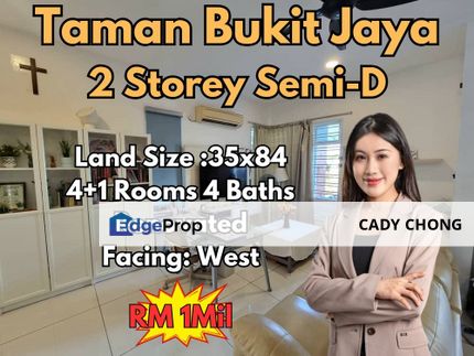 Taman Bukit Jaya Double Storey Semi-D Renovated Unit For Sale, Johor, Ulu Tiram