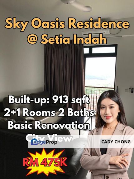 Sky Oasis Residences @ Setia Indah 2+1 Bedrooms Basic Renovation Unit For Sale, Johor, Johor Bahru