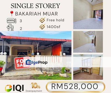 Muar Bakariah Single Storey RM528k , Johor, Muar