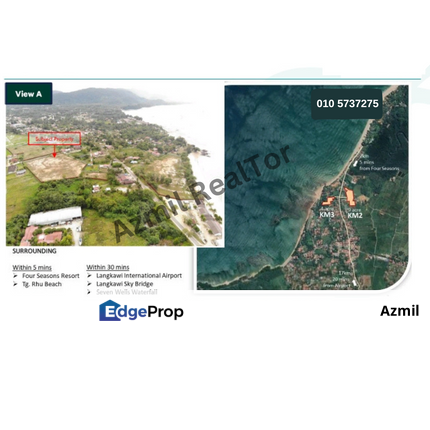 Bungalow Plots with Building Design for Sale in Tanjung Rhu, Langkawi , Kedah, Langkawi