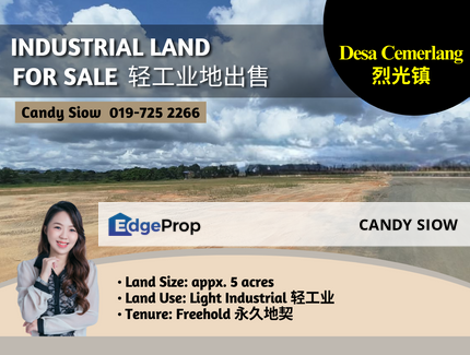 Desa Cemerlang 5ac Light Industrial Land, Johor, Ulu Tiram