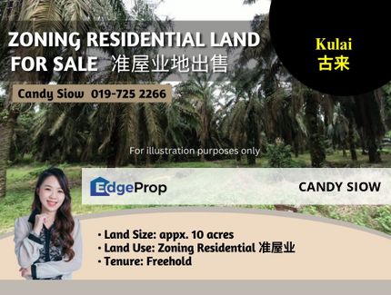 Kulai 10ac zoning residential land, Johor, Kulai