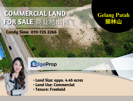 Gelang Patah 4.45ac Commercial Land, Johor, Gelang Patah