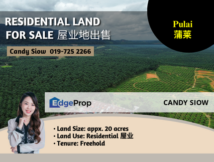 Pulai 20ac Residential Land, Johor, Kangkar Pulai