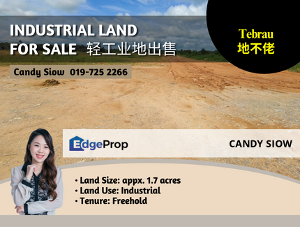 Tebrau 1.7ac Industrial Land, Johor, Johor Bahru