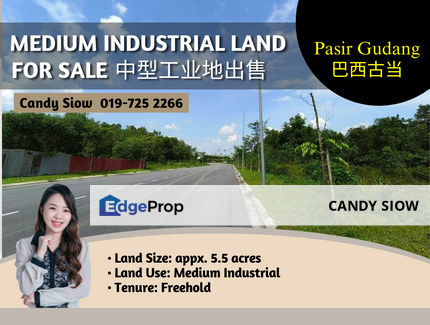 Pasir Gudang 5.5 acres Medium Industrial Land, Johor, Pasir Gudang