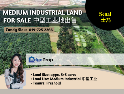 Senai 5+5ac Medium Industrial Land, Johor, Senai