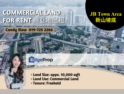 Johor Bahru Town Area 10k sqft Commercial Land, Johor, Johor Bahru