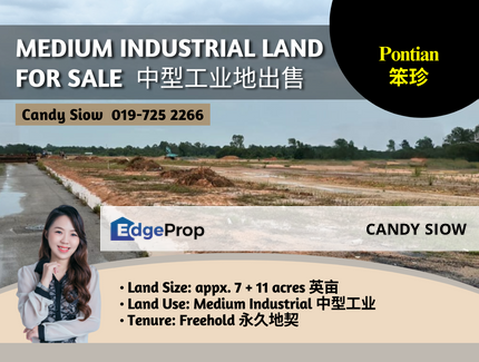 Pontian 11ac Medium Industrial Land, Johor, Pontian