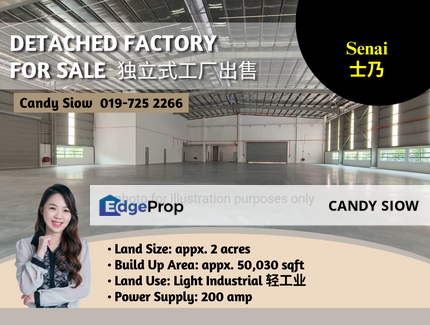 Senai BUA 50k 1,000 amp Detached Factory, Johor, Senai