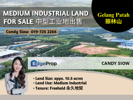 Gelang Patah 10.5 acres Medium Industrial Land, Johor, Gelang Patah