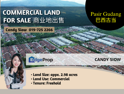 Pasir Gudang 2.98acres Commercial Land, Johor, Pasir Gudang