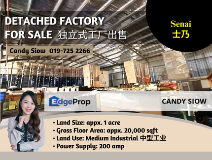 Senai GFA 20k 200 amp Detached Factory, Johor, Senai