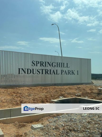 Spring Hill Industrial Park Industrial Land For Rent , Negeri Sembilan, Port Dickson